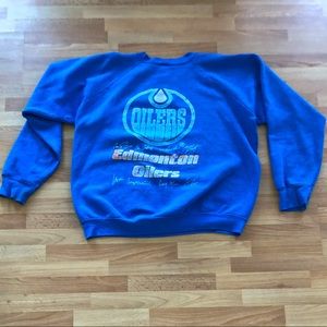 Vintage Edmonton Oilers crew neck sweatshirt medium